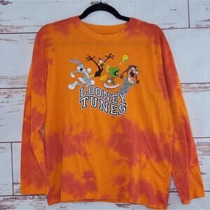 Looney Tunes Long Sleeve Tee Tie Dye L (11-13)